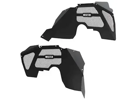 Westin Automotive 07-18 wrangler(excl 2018 jl)textured black inner fenders – front