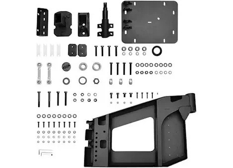 Westin Automotive 07-18 wrangler jk tire carrier textured black