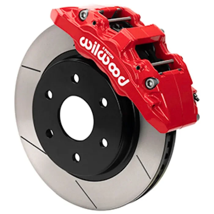 Wilwood 10-18 Ford F-150 Aero6-DM Front Brake Kit – Slotted – Red
