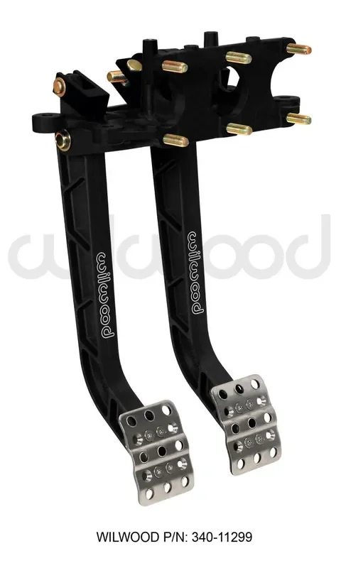 Wilwood Adjustable Dual Pedal – Brake / Clutch – Rev. Swing Mount – 6.25 1
