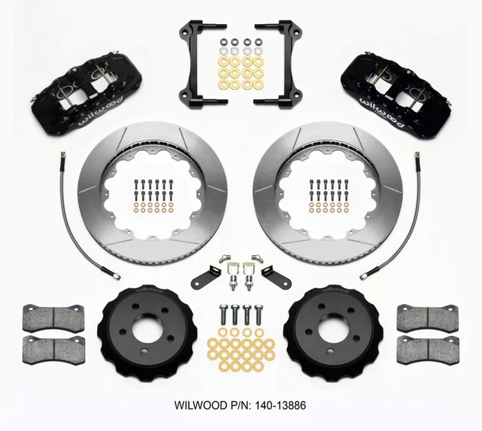 Wilwood AERO6 Front Hat Kit 14.00 2015-Up Mustang w/Lines – 140-13886