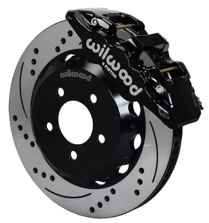 Wilwood AERO6 Front Hat Kit 14.00 Drilled 2016-Up Camaro w/Lines – 140-14288-D