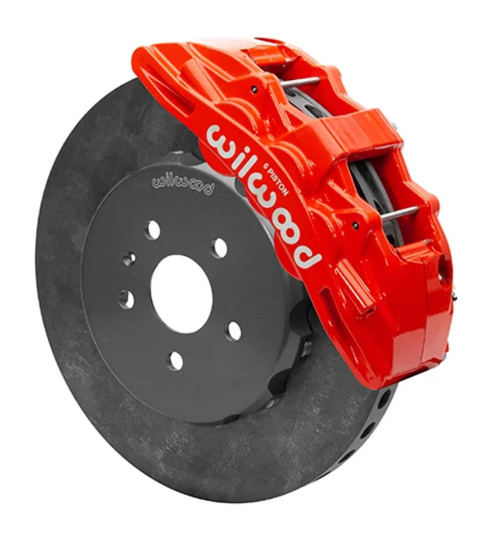 Wilwood SX6R WCCB Carbon-Ceramic 10-14 Chevy Camaro Front Big Brake Kit – Red – 140-15434-CSICR