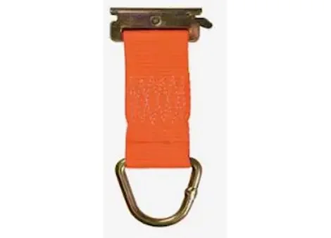 Winston Products – SmartStraps/CargoSmart/TowSmart 2x6in 2000lb rope ring with x-track/e-track tie down strap-orange