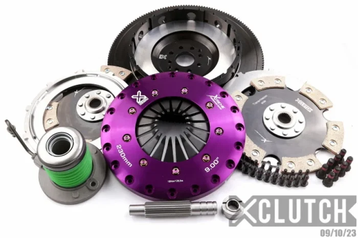 XClutch 11-14 Ford Mustang GT 5.0L 9in Twin Solid Ceramic Clutch Kit – XKFD23655-2E