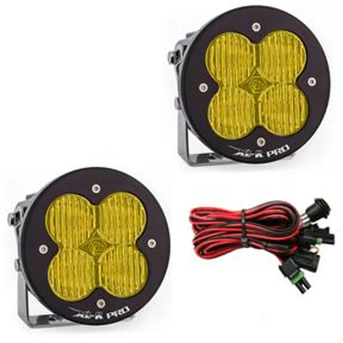 XL-R Pro LED Light Pod Pair (Wide Cornering; Amber)