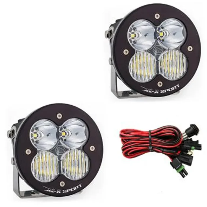 XL-R Sport LED Light Pod Pair (Driving/Combo; Clear)