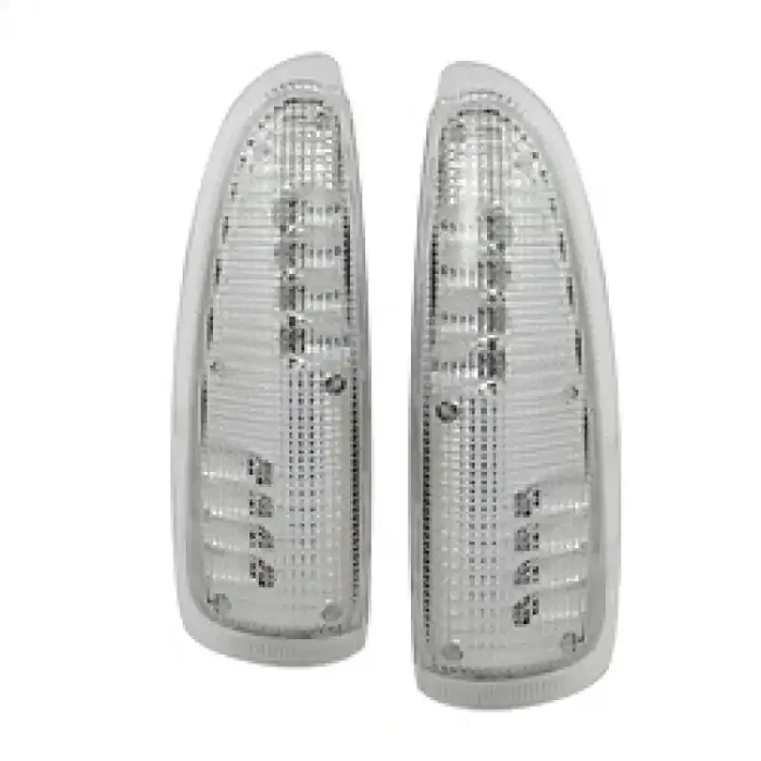 xTune Ford Superduty F250-F650 03-07 Amber LED Mirror Signal Lens – Clear ACC-LED-FDSD99-MR-C