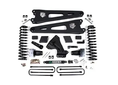 Zone Offroad 2020-2021 f250/f350 4in radius arm suspension lift system- nx2 shocks- gas