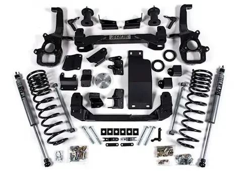 Zone Offroad 2025 ram 1500 4wd 4in front 3in rear suspension lift system – standard bore – fo