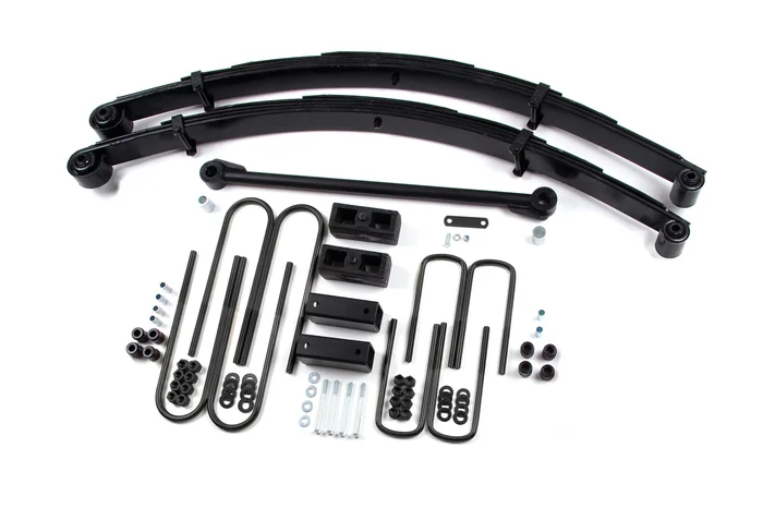 Zone Offroad 4″ Leaf Springs Lift Kit 2000-2004 Ford F250/F350 4WD