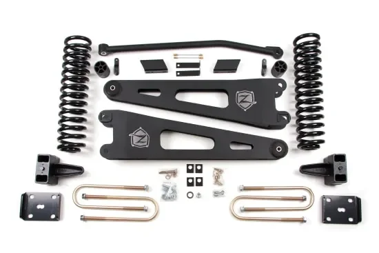 Zone Offroad 4″ Radius Arm Lift Kit For 2011-2016 Ford F-350 SD 4WD Diesel (EQUIPPED WITH FACTORY OVERLOAD SPRINGS)