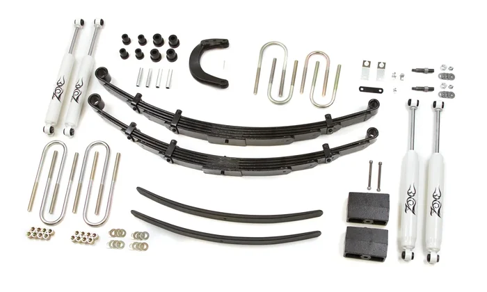 Zone Offroad 6″ Leaf Springs Lift Kit 1973-1987 Chevy/GMC Pickup and SUV 3/4 ton