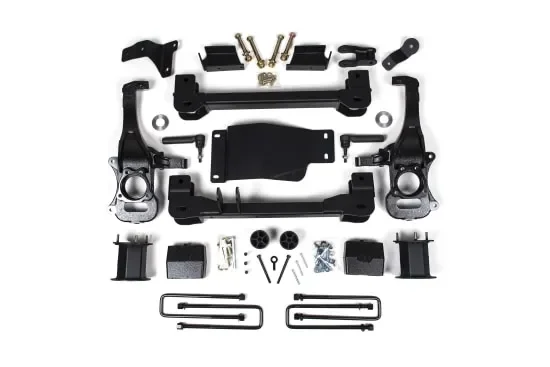 Zone Offroad 6″ Radius Arm Lift Kit For 2017-2019 Ford F-250 SD 4WD Diesel (3-Leaf Rear Main Spring Pack)
