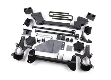Zone Offroad (kit) 99-06 chevrolet/gmc silverado/sierra 1500 gas 4wd 6in torsion bar drop lift kit-fox shocks